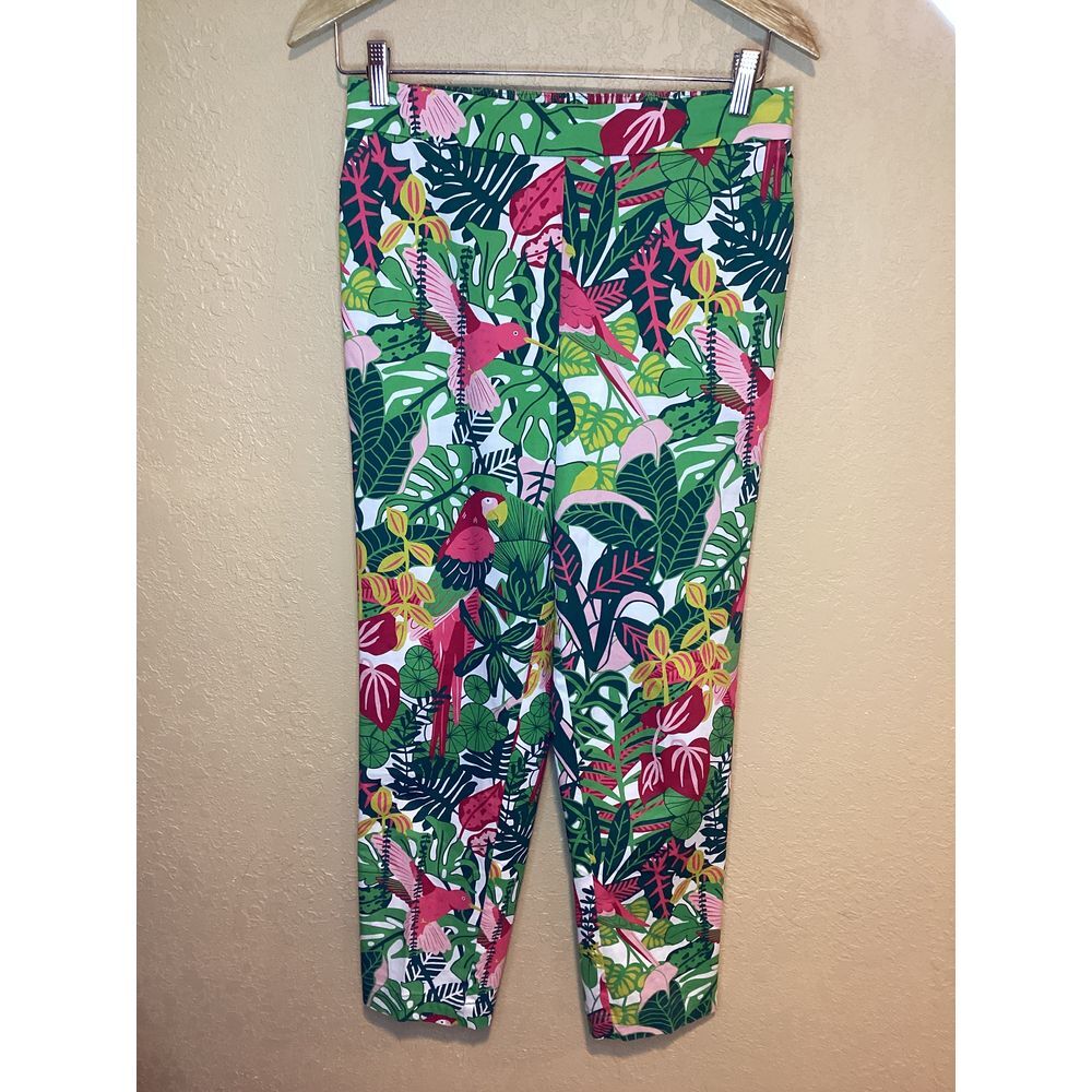 Boden Pull On Pants, Palm Leaf/Paradise Jungle, Size 4